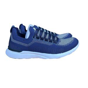 APL Men's Techloom Breeze Lace Up Sneakers Navy Blue & White Women's Size 9 New!